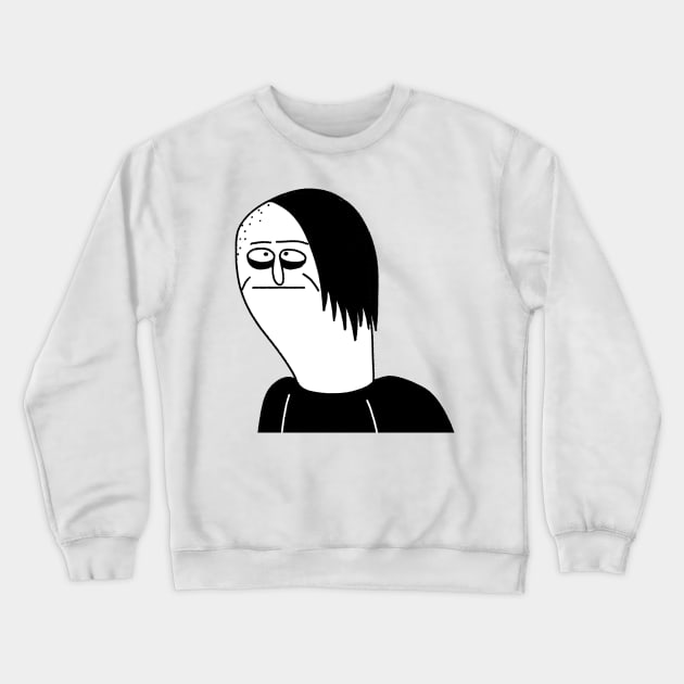 Goth Man Crewneck Sweatshirt by LaserPewPew